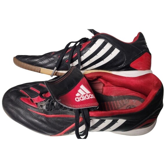 Adidas Predator Powerswerve Shoes Mens 12 Black Red Soccer SPG 753001 Art 048394 - Picture 4 of 7